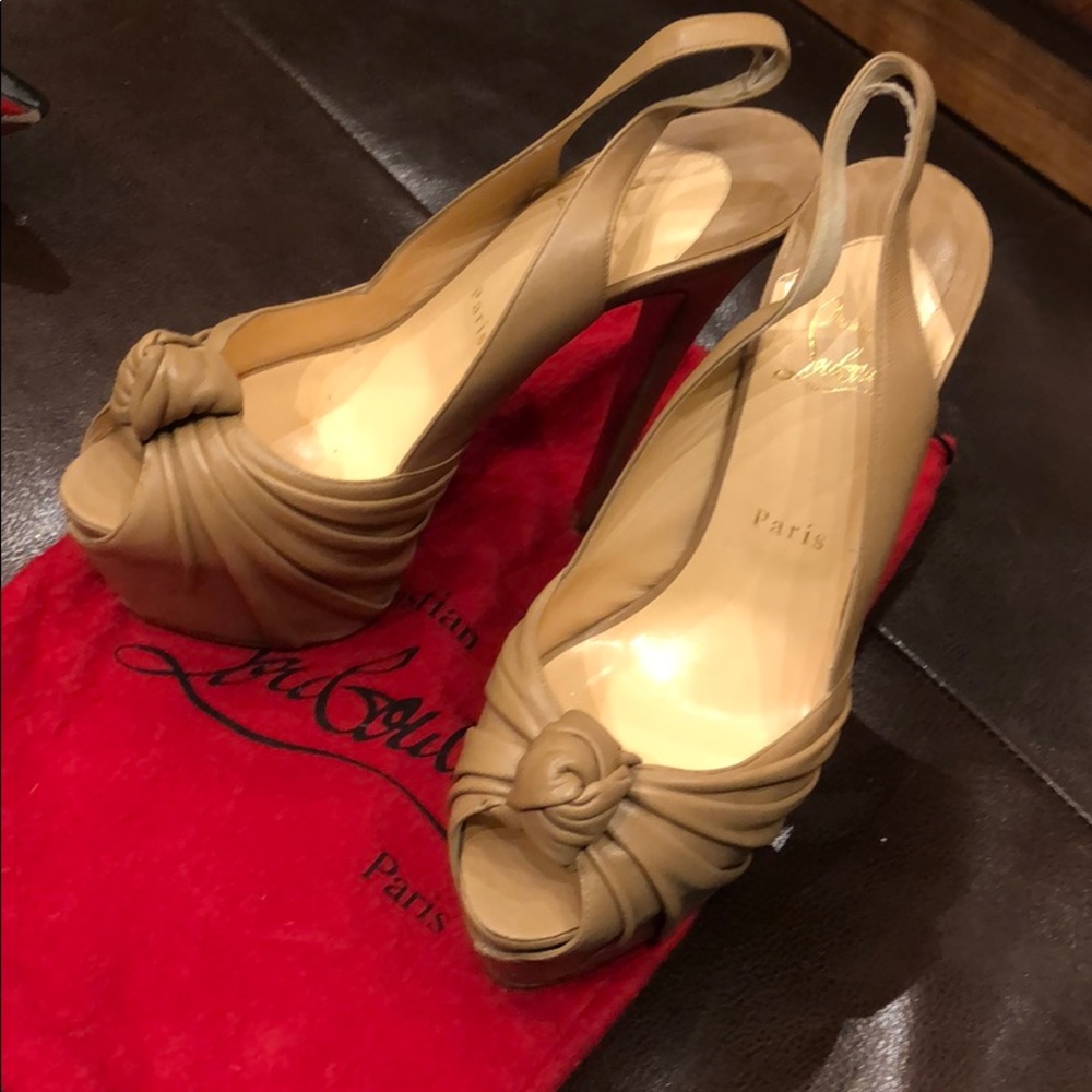 Used Once Christian Louboutin High size 39 1/2